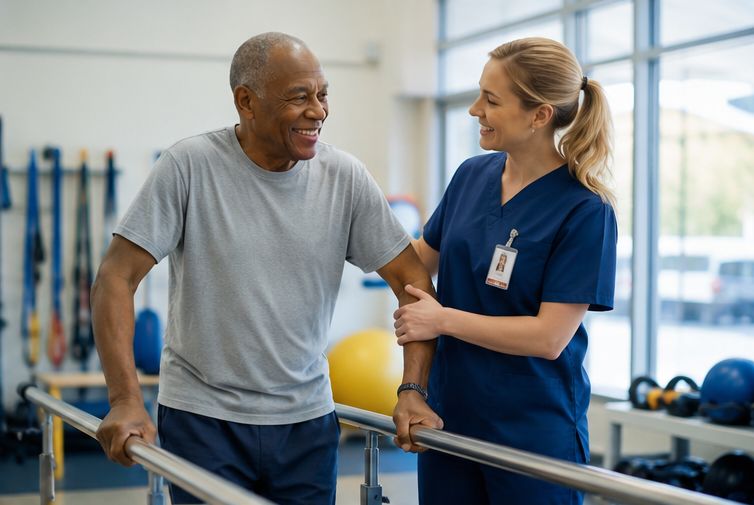 Residents in rehab at Continental Nursing & Rehabilitation