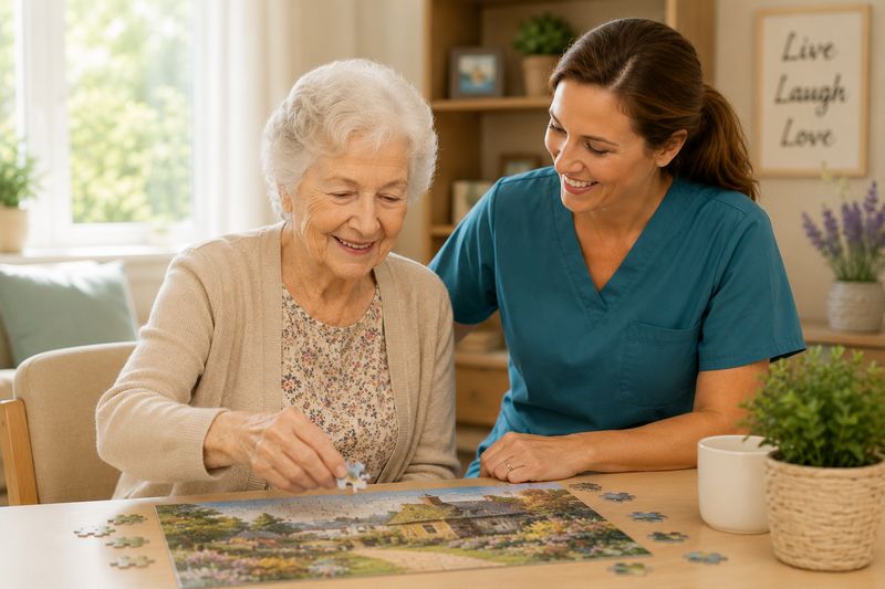 Memory care resident at Continental Nursing & Rehabilitation